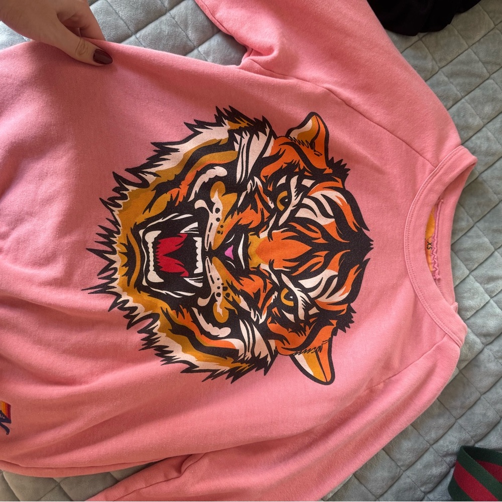 AV Pink Tiger Graphic women’s aviator nation Sweatshirt